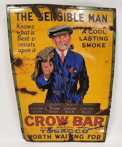 The_Sensible_Man_enamel_advertising_sign