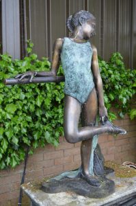 Lot 378 - Bronze Ballerina Statue