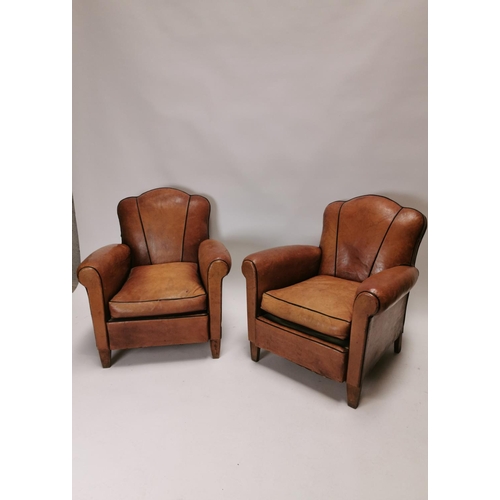 Leather Club Chairs - Victor Mee Auctions